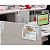 Organizador Escritorio Triplo Cristal Waleu - Imagem 2