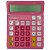CALCULADORA DE MESA 12 DIGITOS KK-6500-12C ROSA - Imagem 1