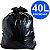 Saco P/Lixo 40L Preto Reforcado C/100 Guedes - Imagem 1