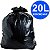 Saco P/Lixo 20L Preto Reforcado C/100 Guedes - Imagem 1