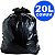 Saco P/Lixo 20L Preto C/100 Guedes - Imagem 1