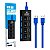 HUB USB EXTENSOR 4 PORTAS 3.0 COM INTERRUPTOR LEHMOX - LEY-201 - Imagem 1