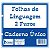 FOLHA LINGUAGEM 2 FUROS C/500 FLS TAMOIO - Imagem 1