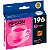 CARTUCHO EPSON 196 MAGENTA T196320BR - Imagem 1