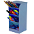 ORGANIZADOR DIAGONAL AZUL PASTEL WALEU - Imagem 3