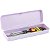 Estojo Plastico Lilas Pastel Waleu - Imagem 1