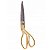 TESOURA ALFAITARIA ACO INOX 23CM HJ095 - Imagem 1
