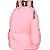 Mochila S/Estampa Rosa Claro - Imagem 1