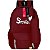MOCHILA JUVENIL HAPPY SMILE VINHO - Imagem 1