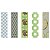 FITA ADESIVA WASHI TAPE GREEN C/5 BRW - Imagem 3