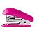 Mini Grampeador Plastico P/15 Fls Mxg15 Rosa Maxprint - Imagem 1