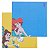BLOCO ADESIVO 76X76 DISNEY ARIEL E BELA 100FLS MAXPRINT - Imagem 2