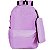 MOCHILA S/ESTAMPA LILAS PASTEL - Imagem 1