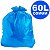 Saco P/Lixo 60L Azul C/100 Primebag - Imagem 1