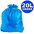 Saco P/Lixo 20L Azul C/100 Primebag - Imagem 1