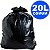 Saco P/Lixo 20L Preto Md Induplast C/100 - Imagem 1