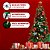 ARVORE NATAL PINHEIRO 1,80MT 320 GALHOS DECORADA - Imagem 4