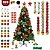 ARVORE NATAL PINHEIRO 1,80MT 320 GALHOS DECORADA - Imagem 1