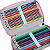 ESTOJO ESCOLAR 100 PENS NECESSAIRE SALMAO - Imagem 2