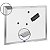 QUADRO BRANCO 120X100 MAGNETICO MOLDURA ALUMINIO C/APOIO CORTIARTE - Imagem 1