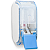 DISPENSER SABONETE/ALCOOL COMPACTO URBAN AZUL PREMISSE - Imagem 1
