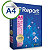 PAPEL SULFITE A4 ROSA 75G C/500 FOLHAS REPORT - Imagem 1