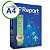 PAPEL SULFITE A4 VERDE 75G C/500 FOLHAS REPORT - Imagem 1