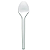 COLHER  SOPA PLASTICA LIGHT C/50 BRANCA ELITE - Imagem 1