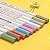 CANETA HIDROGRAFICA PINCEL 12 CORES METALLIC 6551BR BESTDI - Imagem 3