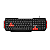 TECLADO USB PRETO GAMER STYGER MEMBRANA CLANM - Imagem 1