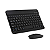 KIT TECLADO+MOUSE S/FIO BLUETOOTH RECARREGAVEL PRETO - Imagem 1