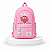 MOCHILA JUVENIL FRC C/ESTAMPA ROSA PASTEL - Imagem 1