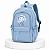 MOCHILA JUVENIL FASHION AZUL PASTEL - Imagem 1