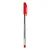 CANETA ESFEROGRAFICA PRISMA 1.0 VERMELHO CAIXA C/50 UN BAZZE - Imagem 2