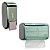 KIT DISPENSER INTERFOLHA URBAN + SABONETEIRA PARA SABONETE LÍQUIDO/ÁLCOOL VERDE - Imagem 1