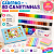 KIT LIVRO DE COLORIR AZUL + ESTOJO 80 CORES BRUSH BRANCA - Imagem 1