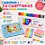 KIT LIVRO DE COLORIR AZUL + ESTOJO 24 CORES BRUSH BRANCA - Imagem 1
