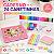 KIT LIVRO DE COLORIR ROSA + CANETINHA 24 CORES BRUSH BRANCA - Imagem 1