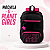 Mochila Escolar G Planet Girls Feminina Grande Preta Rosa Original - Imagem 1