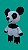 Urso Panda de Amigurumi - Imagem 2