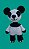 Urso Panda de Amigurumi - Imagem 1