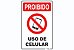 Placa Proibido Uso de Celular - Imagem 1