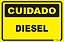 Placa Cuidado Diesel - Imagem 1