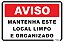 Placa Aviso Mantenha Este Local Limpo e Organizado - Imagem 1