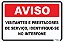 Placa Aviso Visitantes e Prestadores de Serviço, Identifique-se no Interfone. - Imagem 1