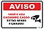 Placa Aviso Você e Seu Cachorro Cagão Estão Sendo Filmados! - Imagem 1