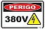 Placa Perigo 380v - Imagem 1
