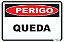 Placa Perigo Queda - Imagem 1