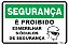 Placa Segurança é Proibido Esmerilhar Sem Óculos de Segurança - Imagem 1