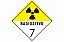 Transporte de Produtos Perigosos - Rótulo de Risco - Radioativo 7 - Imagem 1